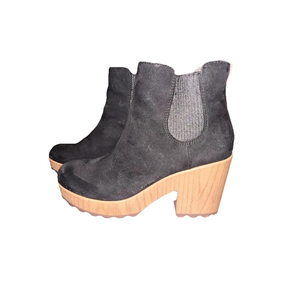 Dr. Shoals Boots Black Booties Size 7
